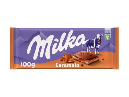 Tableta de Chocolate Caramelo Milka 100g Embalaje Deteriorado (Cad: 22 05 2025) Online