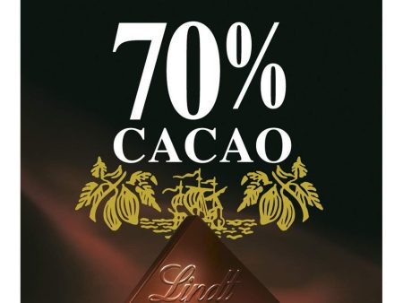 Lindt Excellence Chocolate Negro 70% Cacao - Tableta Aromática, Extrafina e Intensa Embalaje Deteriorado (Cad: 28 02 2025) Online now