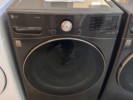 BRAND NEW BLACK STEEL LG FRONT LOAD WASHER MODEL: WM4000HBA WAS13425 For Cheap