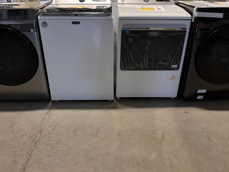 BEAUTIFUL BRAND NEW MAYTAG TOP LOAD WASHER ELECTRIC DRYER LAUNDRY SET WAS13368 DRY12649 Online Sale